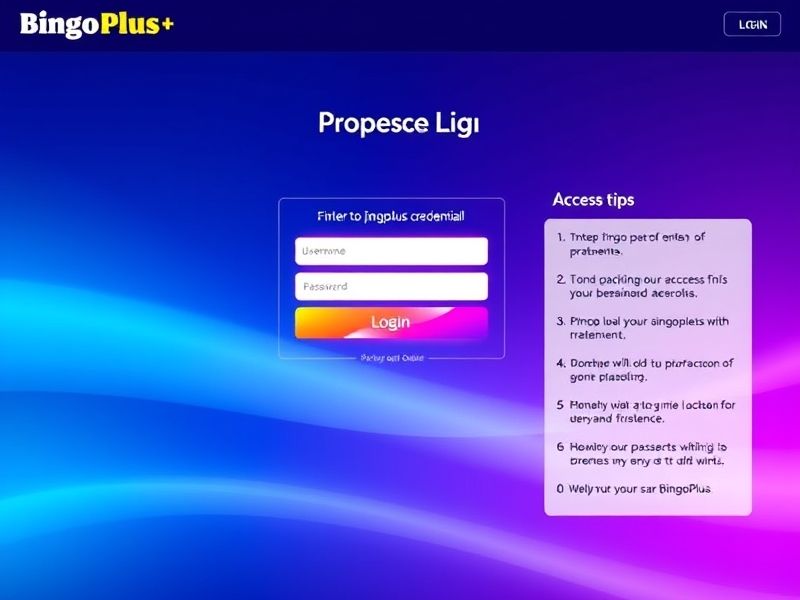 Welcome to BingoPlus Login, your gateway to the best online bingo and casino games. Secure access, daily bonuses, and thrilling promotions await at BingoPlus.com. Start playing now!